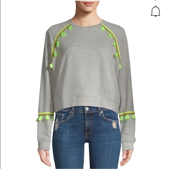 NWT Generation Love Devon Brocade Crew Neck Sweatshirt - Medium - Picture 1 of 7